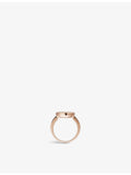Chopard 0.09ct rose-gold and white-gold diamond ring, imported from the UK