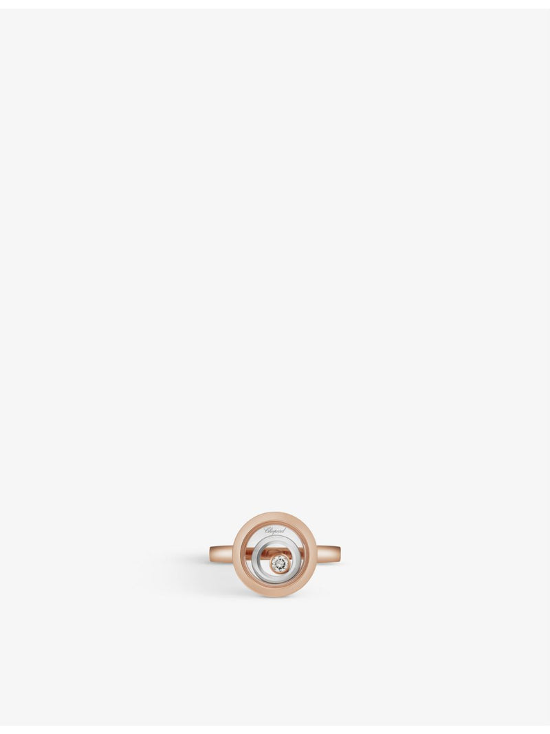 Chopard 0.09ct rose-gold and white-gold diamond ring, imported from the UK