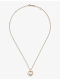 Chopard Happy Diamonds 18ct rose-gold diamond necklace 42cm, UK version