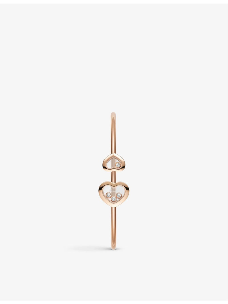 Chopard Happy Diamonds rose gold bangle 0.2ct (British brand)