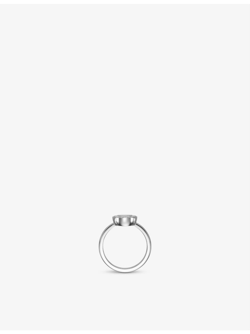 Chopard 18ct white gold diamond ring 0.19ct, imported from the UK
