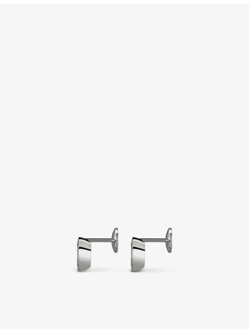 Chopard Happy Diamonds earrings 18ct white gold 0.38ct, UK version
