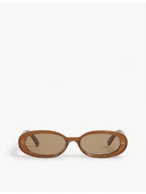 selfridges Le Specs Outta Love Oval-Frame Polycarbonate Sunglasses 51mm- Buy online at McGrocer