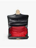 Aspinal of London Mayfair mini croc-embossed leather top-handle bag (British brand)