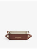 Aspinal of London mini grained-leather organiser 15.7cm x 11.4cm (British brand)