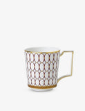 Wedgwood Renaissance Red fine bone china mug (British brand)