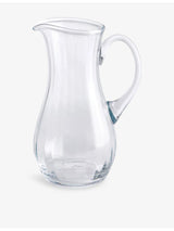 selfridges Soho Home Pembroke Scalloped Glass Jug 25.3cm- Buy online at McGrocer