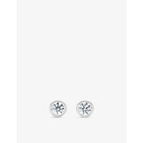 selfridges Tiffany & Co. Diamonds by the Yard Platinum 0.16ct Diamond Stud Earrings- Buy online at McGrocer