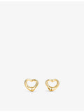 Tiffany & Co Elsa Peretti Open Heart stud earrings (British brand)