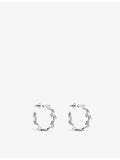 Tiffany Paloma Picasso olive leaf hoop earrings, sterling silver (British brand)