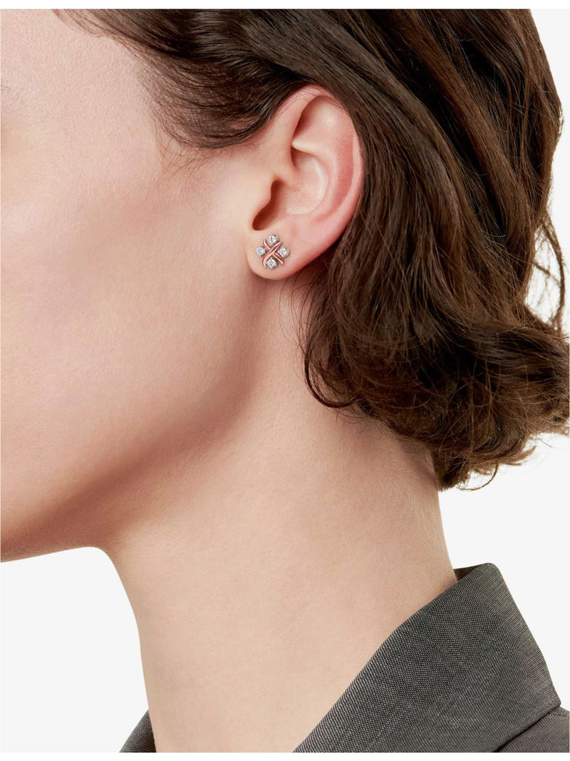 Tiffany & Co diamond earrings 18ct rose gold, UK version