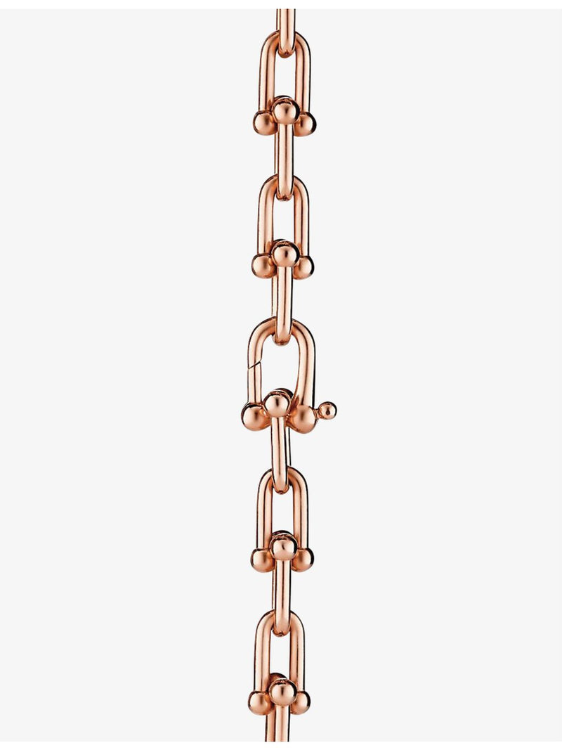 Tiffany HardWear 18ct rose-gold necklace 18 inch, UK version