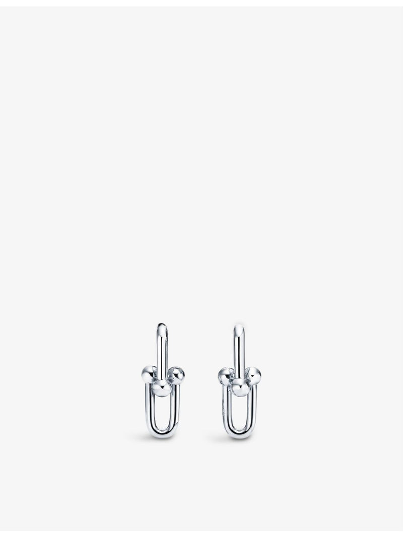Tiffany & Co HardWear link sterling silver earrings - British product