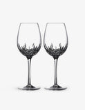 Waterford Lismore Essence crystal wine glasses set of two 350ml - British product