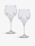 Vera Wang crystal goblets set of two, 26.2cm, imported from the UK