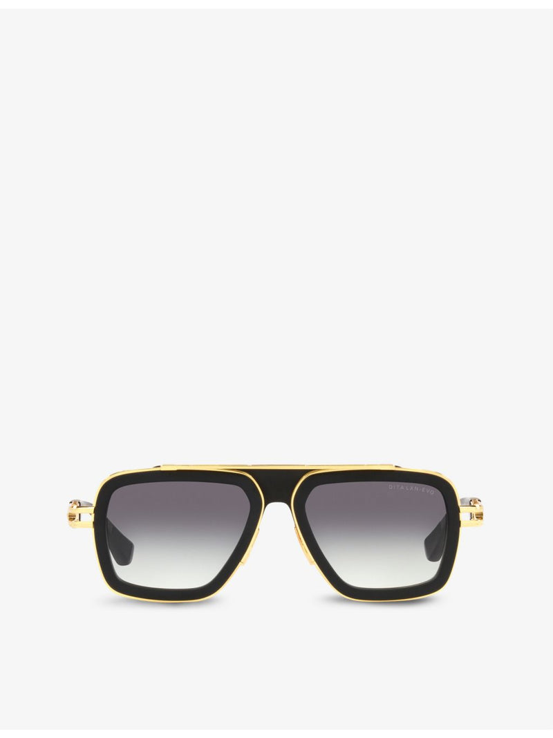 Dita D4000397 acetate square sunglasses, imported from the UK