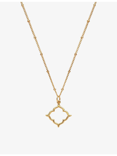 selfridges With Love Darling #11 Community 14ct Yellow Gold-Plated Vermeil Sterling-Silver Pendant Necklace- Buy online at McGrocer