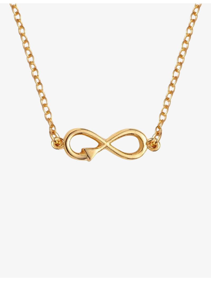 With Love Darling Infinity necklace 14ct gold-plated vermeil, imported from the UK