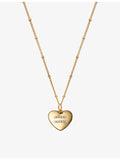 With Love Darling Equality Heart pendant necklace 55cm (British brand)