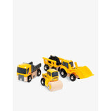 selfridges Brio Construction Vehicles Wooden Playset- Buy online at McGrocer
