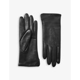 selfridges Aspinal of London Stitch-Embellished Cashmere and Leather Gloves - Small- Buy online at McGrocer