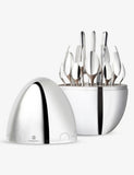 Christofle Mood London silver-plated cutlery set of 24, UK version