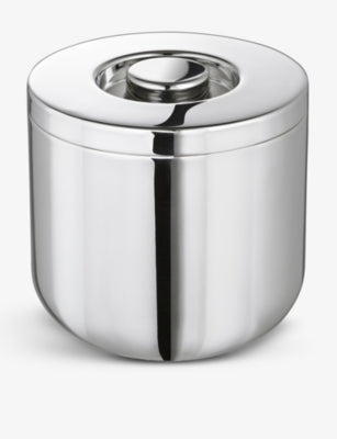 Christofle stainless steel ice bucket 16cm, UK version