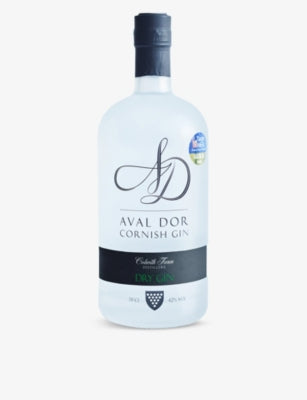 Colwith Farm Aval Dor Cornish dry gin 700ml, imported from the UK