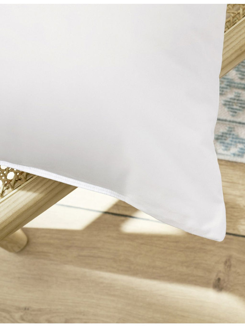 Brinkhause blue cotton goose down pillow 50x75cm - British product