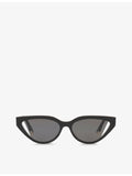 Fendi cat-eye acetate sunglasses tortoiseshell, imported from the UK