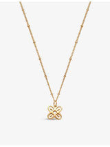 selfridges With Love Darling Bese Saka #2 14ct Yellow Gold-Plated Vermeil Pendant Necklace, 55cm- Buy online at McGrocer
