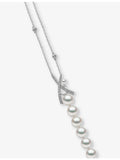 Yoko London Akoya pearl diamond bracelet 18ct white gold (British brand)