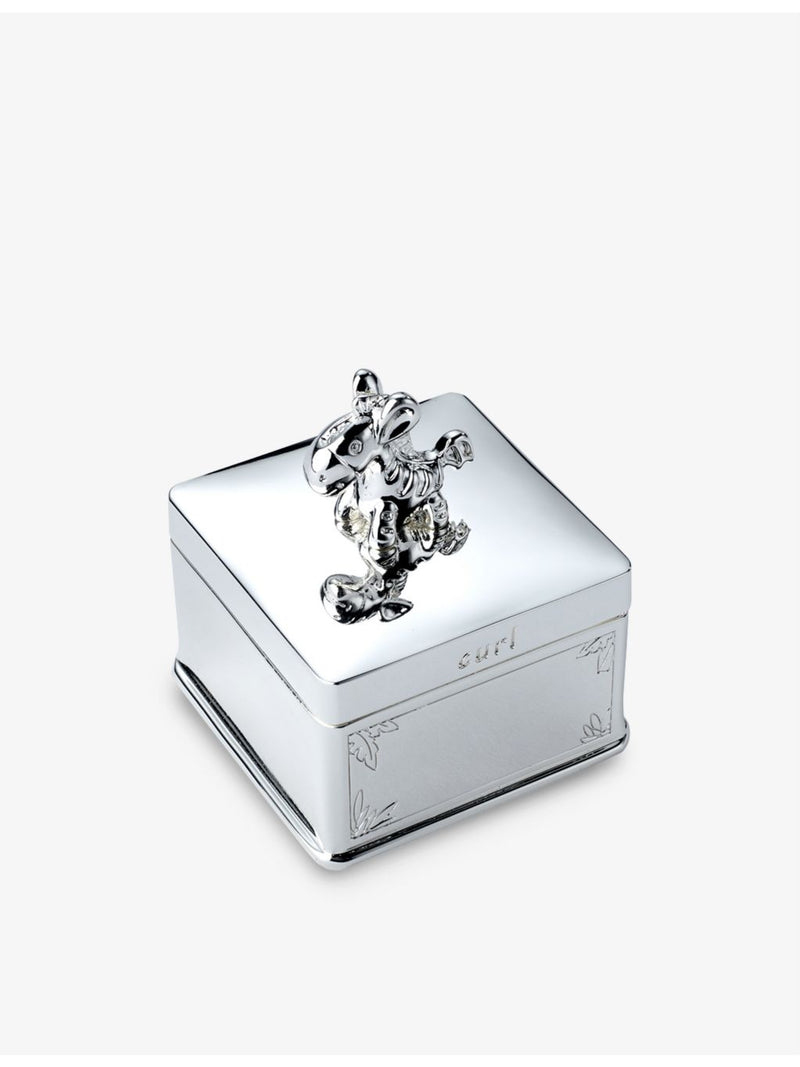 Arthur Price silver-plated giraffe keepsake box set of two (British brand)