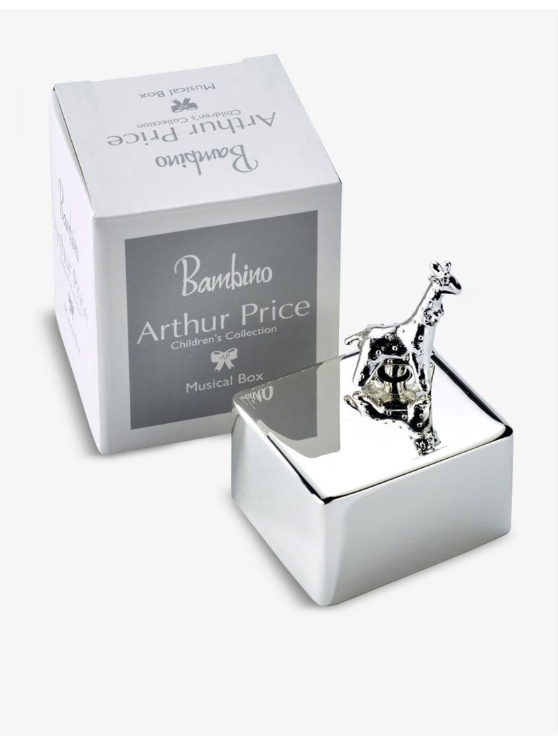 Arthur Price giraffe music box 6.5cm x 5.5cm, imported from the UK