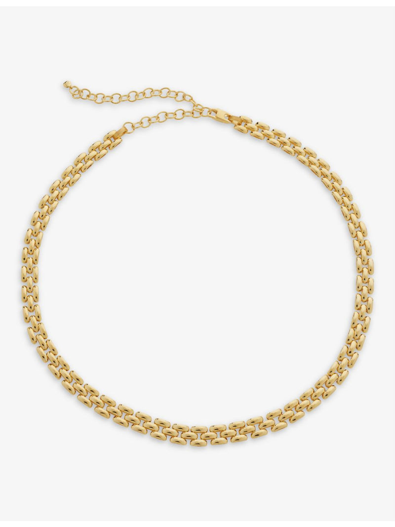 Monica Vinader 18ct vermeil chain necklace, adjustable 36-46cm - British product