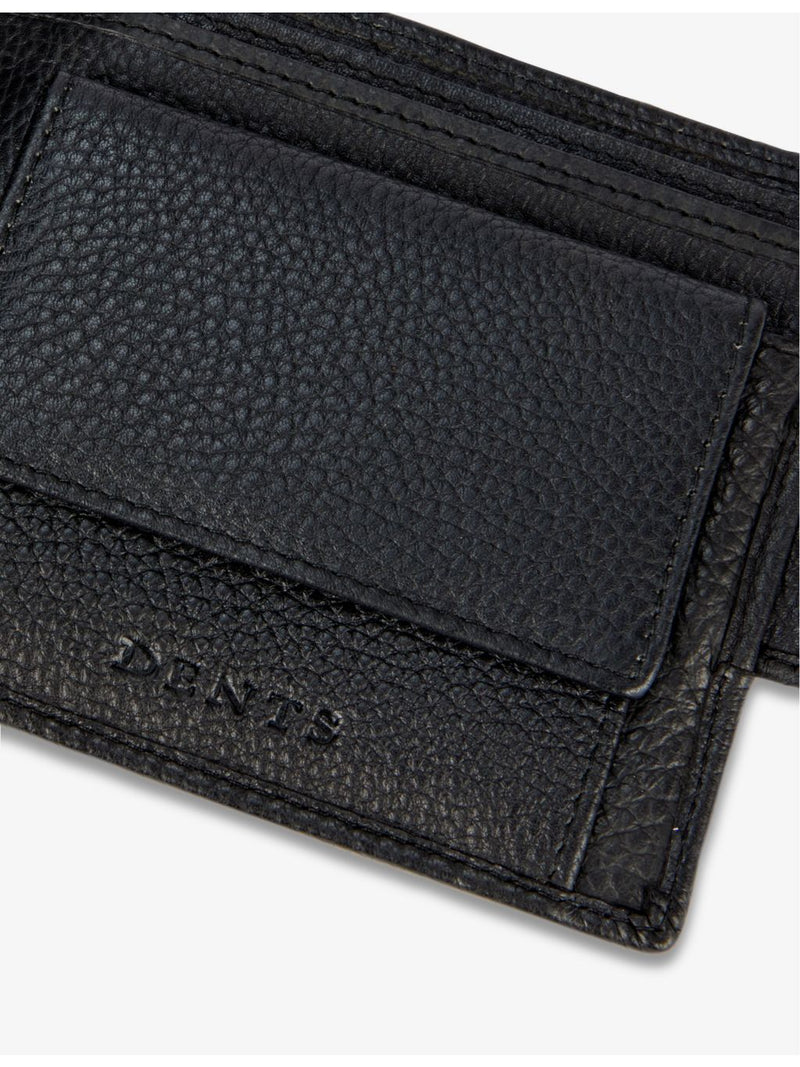 Dents grained leather billfold wallet 11cm (British brand)