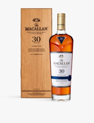 Macallan Double Cask 30 year old whisky 700ml, UK version
