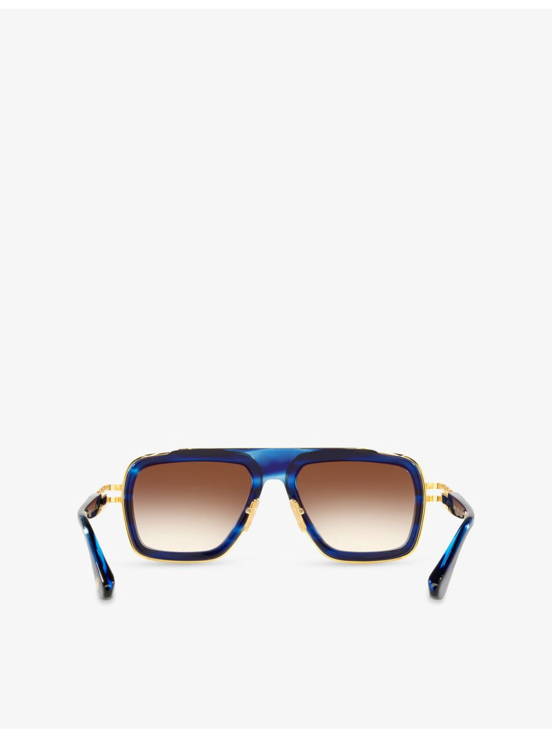 Dita aviator sunglasses acetate frame with gold hardware - British product