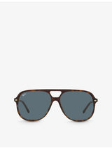 selfridges Ray-Ban RB2198 Bill Square-Frame Acetate Aviator Sunglasses- Buy online at McGrocer