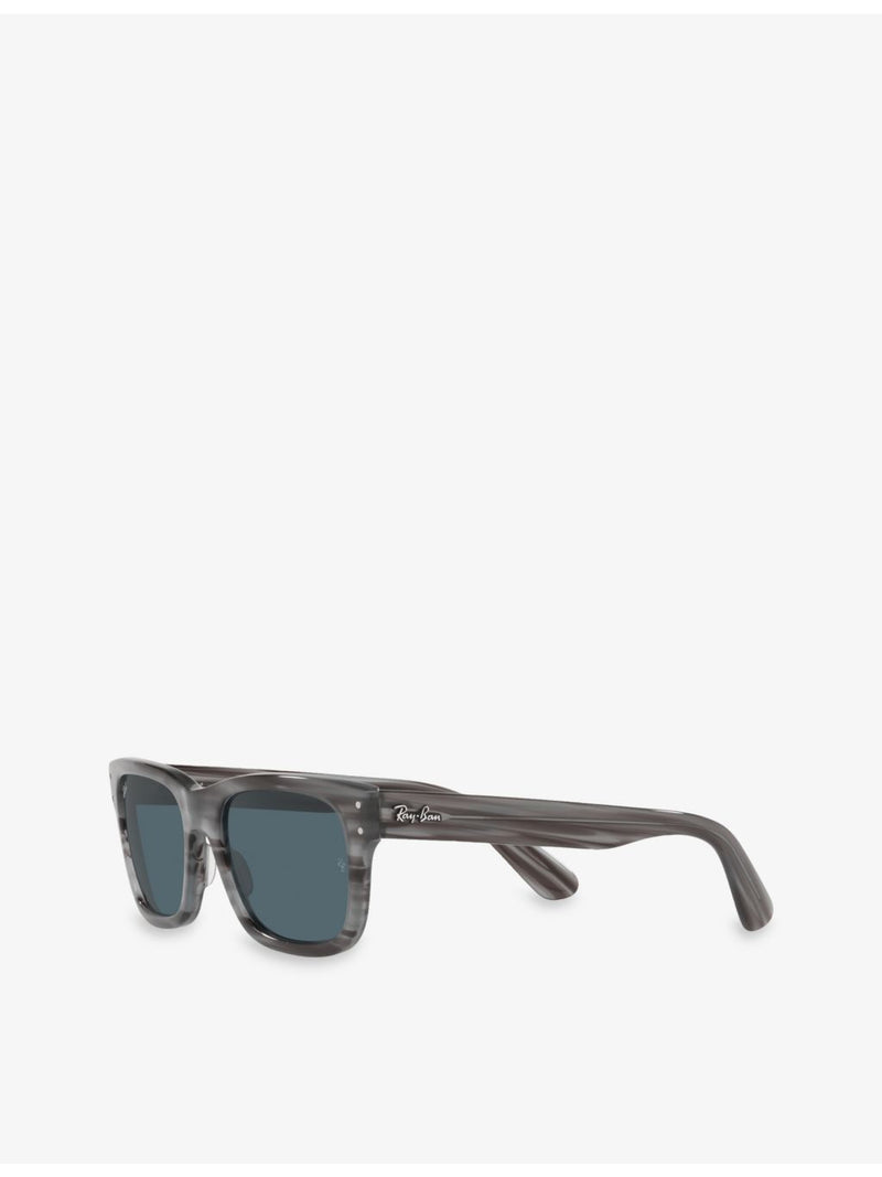 Ray-Ban Mr Burbank rectangular-frame acetate sunglasses, UK version