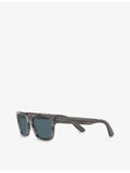 Ray-Ban Mr Burbank rectangular-frame acetate sunglasses, UK version