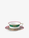 Wedgwood Pink Lotus teacup and saucer 150ml (British brand)