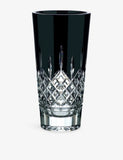 Waterford crystal vase black Lismore 30cm, imported from the UK