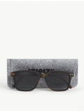 IZIPIZI square-frame tortoise sunglasses size L, UK version