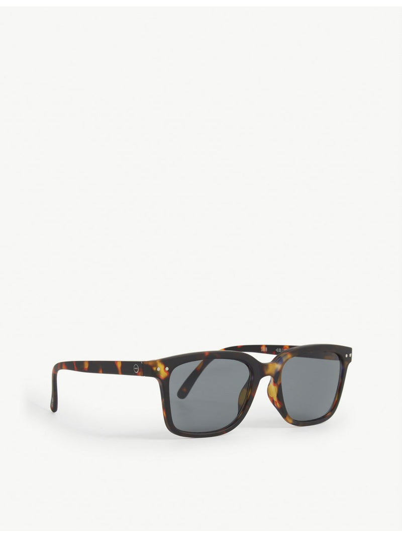 IZIPIZI square-frame tortoise sunglasses size L, UK version