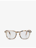 IZIPIZI square light tortoise reading glasses (British brand)