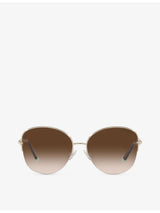 selfridges Tiffany TF3082 Butterfly-Frame Metal and Acetate Sunglasses- Buy online at McGrocer