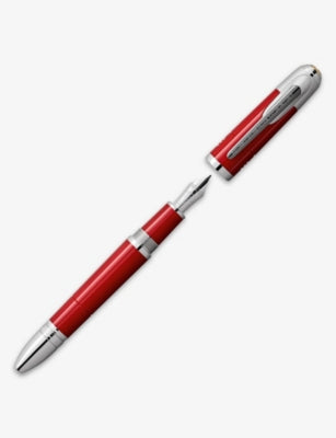 Montblanc Enzo Ferrari resin fountain pen with medium nib (British brand)