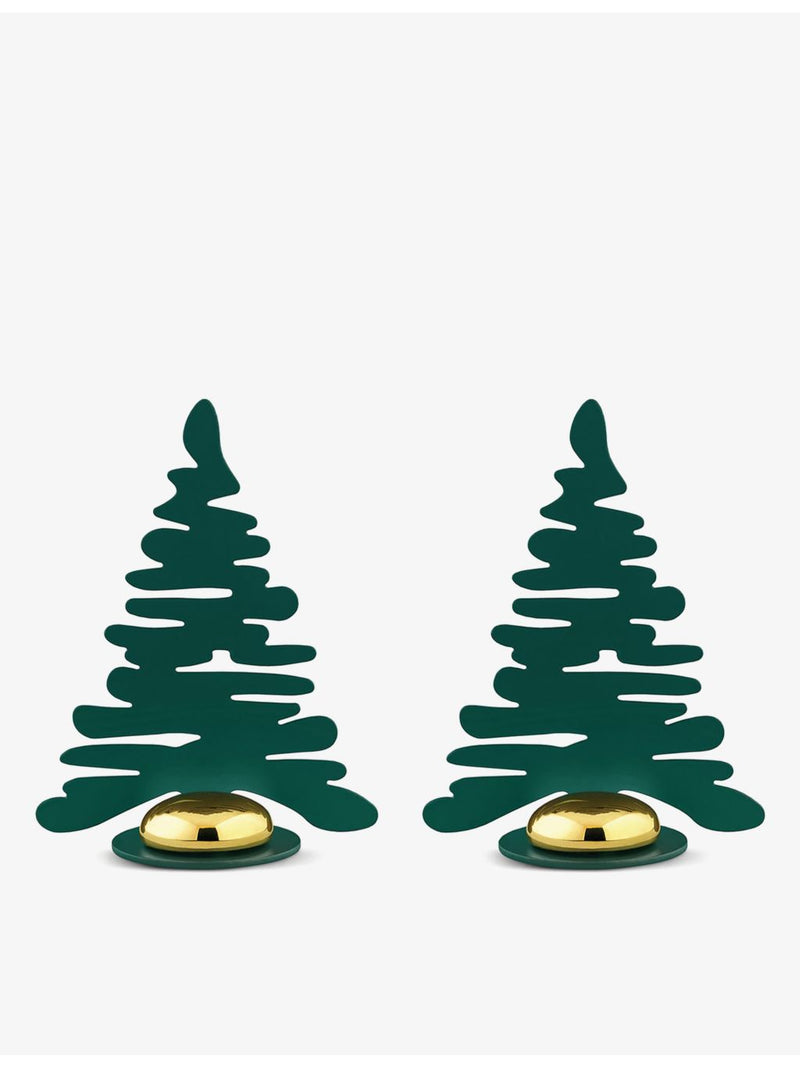 Alessi tree resin-coated steel place card holders set of 2, UK version