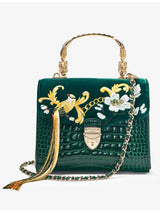 selfridges Aspinal of London Midi Mayfair Limited-Edition Velvet Top-Handle Bag- Buy online at McGrocer